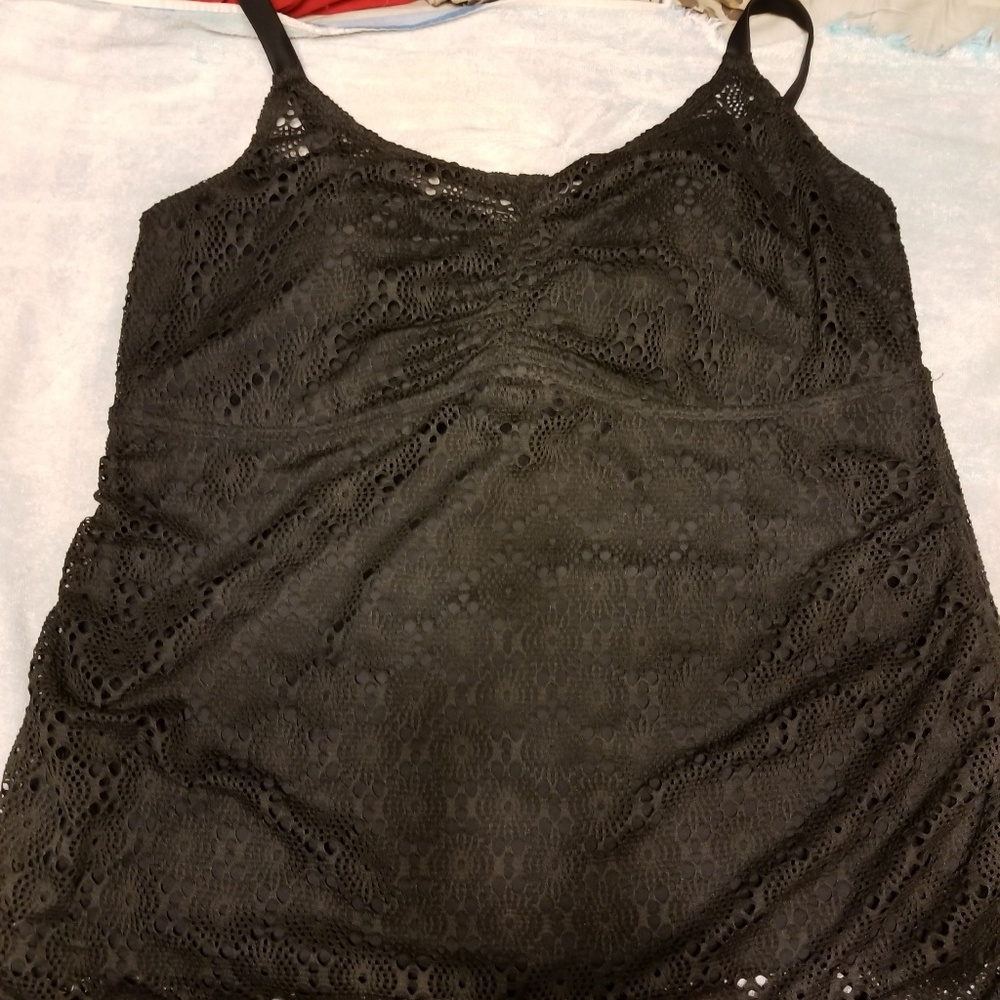 Ava & Viv swimsuit tankini top plus size 24w